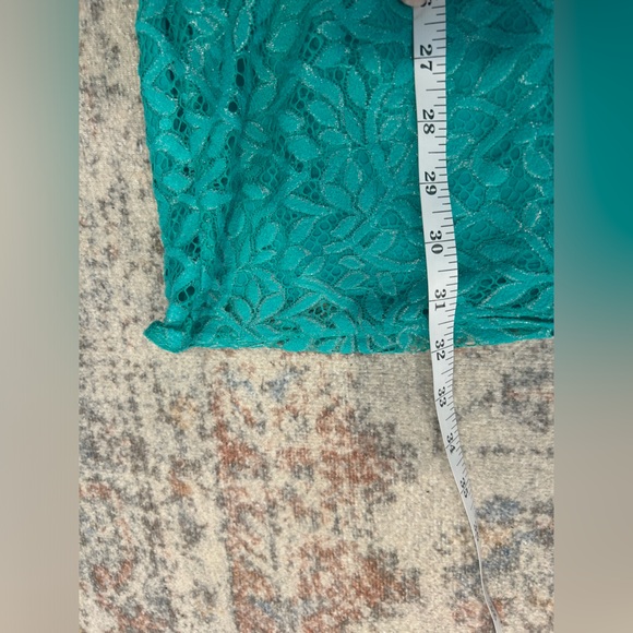 LILLY PULITZER seafoam green Jungle Lace short sleeve Erica shift dress S - Picture 10 of 10